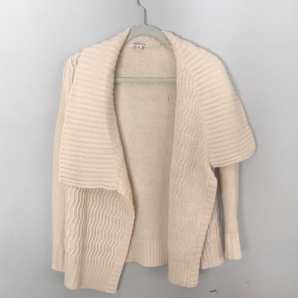 Cream knitted sweater